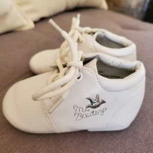 White Leather Mi Batizo Shoes